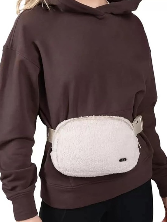Lole Handbags - Lole Tan Fleece Belt Bag